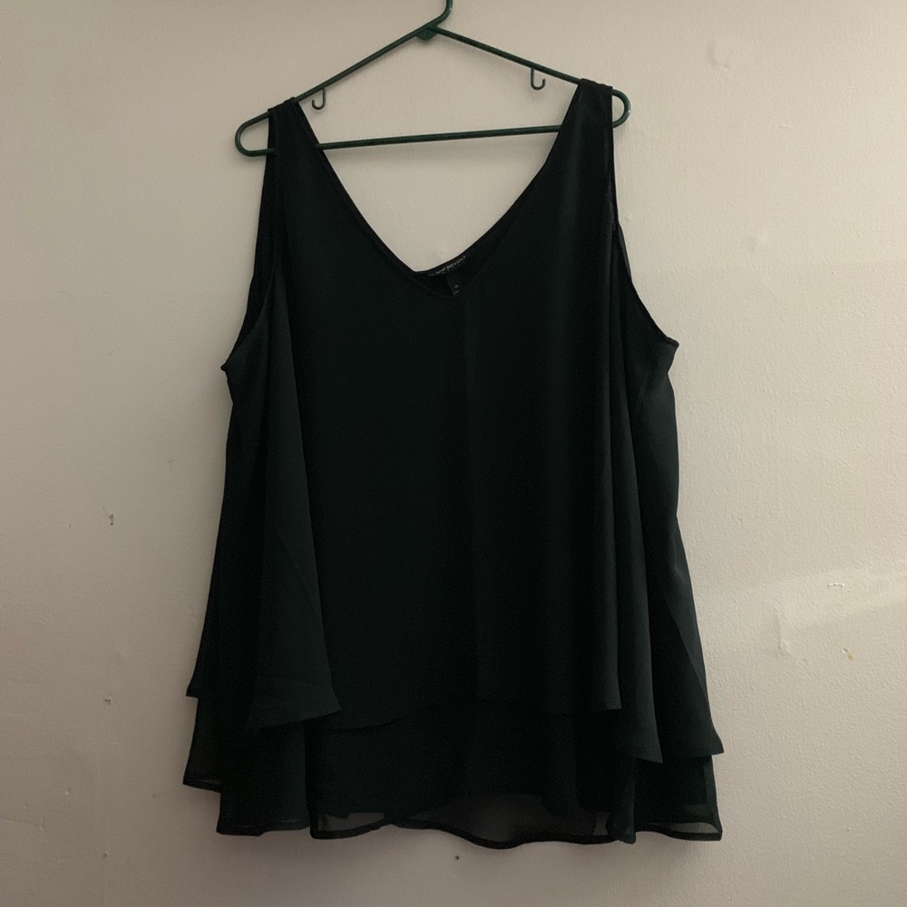 NWT lane Bryant tank layered blouse size 28